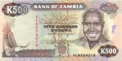 Zambia 1991. 100K, 500K pár! T:I