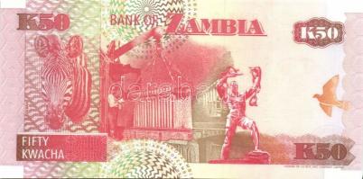 Zambia 1992-96. 20K, 50K, 100K, 500K, 1000K, 5000K, 10.000K komplett sor! Sign.10,11 T:I