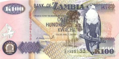 Zambia 1992-96. 20K, 50K, 100K, 500K, 1000K, 5000K, 10.000K komplett sor! Sign.10,11 T:I