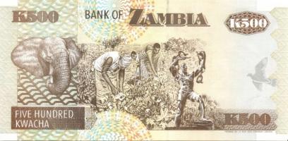 Zambia 1992-96. 20K, 50K, 100K, 500K, 1000K, 5000K, 10.000K komplett sor! Sign.10,11 T:I