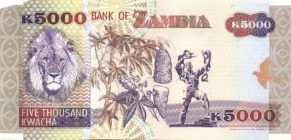 Zambia 1992-96. 20K, 50K, 100K, 500K, 1000K, 5000K, 10.000K komplett sor! Sign.10,11 T:I