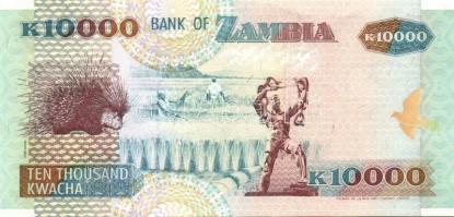 Zambia 1992-96. 20K, 50K, 100K, 500K, 1000K, 5000K, 10.000K komplett sor! Sign.10,11 T:I