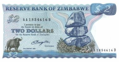 Zimbabwe 1980. 2$, 5$, 10$, 20$ komplett sor! T:I
