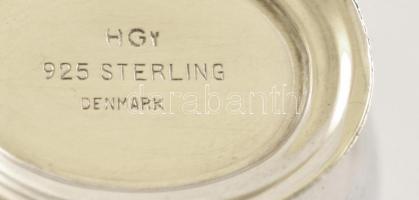 Ezüst (Ag.) mini kancsó, jelzett, alján kis horpadással, m:11 cm, nettó:38 g