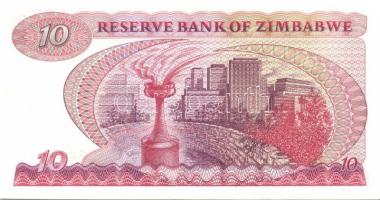 Zimbabwe 1982-83.(Harare) 2$, 5$, 10$, 20$ komplett sor, benne ritkább variáns! T:I