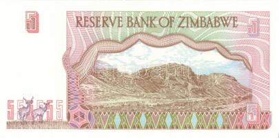 Zimbabwe 1994-97. 5$, 10$, 20$, 50$, 100$ T:I