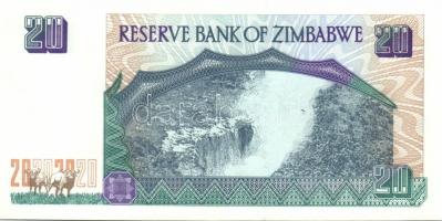 Zimbabwe 1994-97. 5$, 10$, 20$, 50$, 100$ T:I