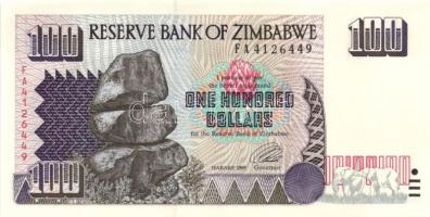 Zimbabwe 1994-97. 5$, 10$, 20$, 50$, 100$ T:I