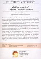 Németország 2015 "A Német újraegyesítés 25. évfordulója - Pénzügyi unió" aranyozott Cu-Ni ...