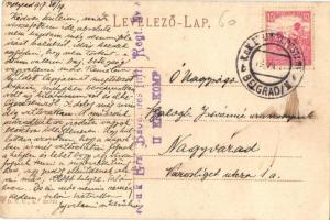 1917 Temesvár, Timisoara; Gyárváros, izraelita templom, zsinagóga / Fabrica, synagogue + K.u.K. Ers....