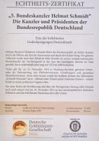 Németország DN "A Német Szövetségi Köztársaság kancellárjai és elnökei - Helmut Schmidt" a...