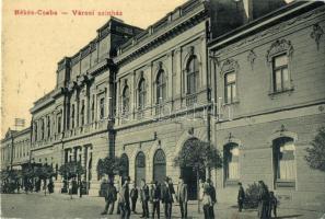 Békéscsaba, Városi színház, Silbertsein Ignatz utóda üzlete. W. L. 521. (EK)