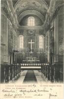 1908 Komárom, Komárnó; Szent András templom belső / church interior (EK)