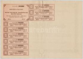 Budapest 1910. "Magyar Tisztviselők Takarékpénztára Részvénytársaság" bemutatóra szóló rés...