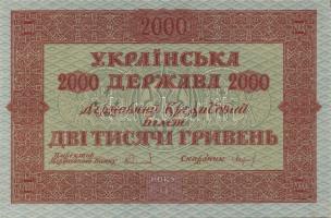 Ukrajna 1918. 2000Gr T:I R!