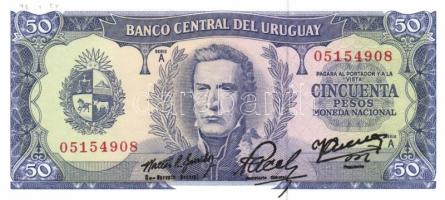Uruguay 1967. 50P 2klf szignóval, 100P, 5000P T:I