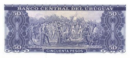 Uruguay 1967. 50P 2klf szignóval, 100P, 5000P T:I