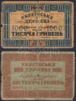 Ukrajna 1918. 1000Gr + 2000Gr T:IV R!