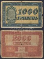 Ukrajna 1918. 1000Gr + 2000Gr T:IV R!