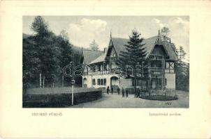 Thurzófüred, Kupele Turzo (Gölnicbánya, Gelnica); Igazgatósági pavilon. W. L. Bp. 2694. / directorate pavilion