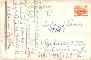 Thurzófüred, Kupele Turzo (Gölnicbánya, Gelnica); Fürdő vendéglő, étterem. W. L. Bp. 2691. / spa res...