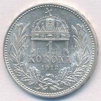 1912KB 1K Ag "Ferenc József" T:1,1- 
Adamo K5.1