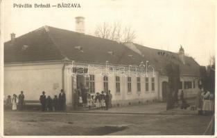 1928 Berzova, Marosborsa, Barzava; Atanasiu Brenda üzlete, vendéglője / Pravalia Branda, Foto D. Steinitzer / shop and hotel. photo