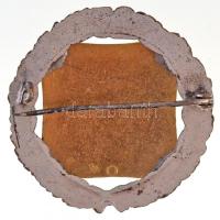 Németország DN "Evangélikus Nősegélyegylet" zománcozott, ezüstözött jelvény (32,5mm) T:1-,...