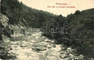 Petrozsény, Petrosani; Zsil vize a Szurduk-szorosban. W. L. 1697. / Pasul Surduc, Jiu riverside (EK)