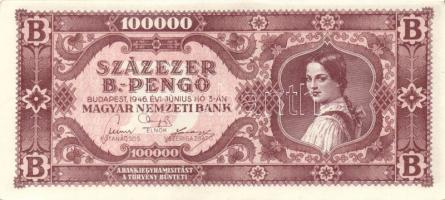 1946. 100000BP(5x) benne színvariánsok T:I,I-