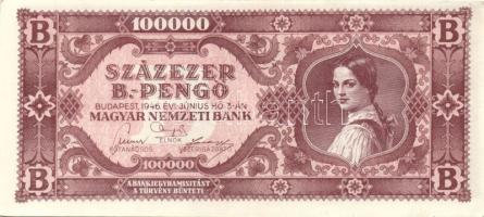1946. 100000BP(5x) benne színvariánsok T:I,I-