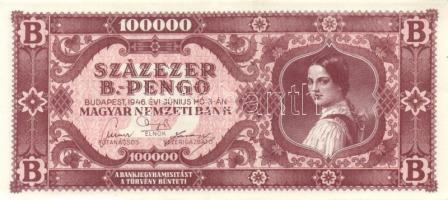 1946. 100000BP(5x) benne színvariánsok T:I,I-