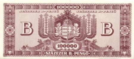 1946. 100000BP(5x) benne színvariánsok T:I,I-