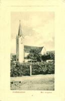 Marosludas, Ludus; Református templom, W. L. Bp. 6408. kiadja Glück József / Calvinist church (EK)