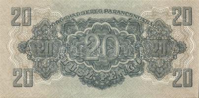 1944. "V.H." 20P(3x) egymásutáni sorszámokkal T:III+