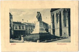 Kassa, Kosice; Honvéd-szobor. W.L. Bp. 6212. / military monument  (r)