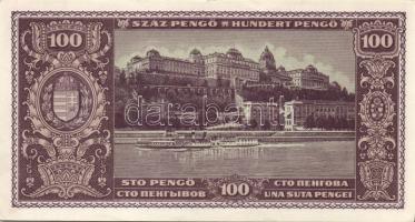 1945. 100P(2x) lemezhiba nélküli (drágább változat) ügyes hamisítványok! T:II-,II