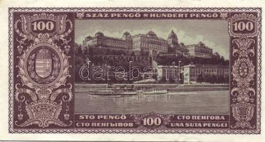 1945. 100P(2x) lemezhiba nélküli (drágább változat) ügyes hamisítványok! T:II-,II