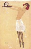 Salomé, erotic art postcard s: Raphael Kirchner (EB)