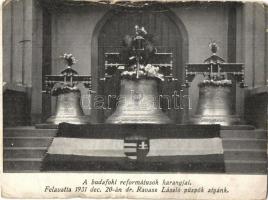 1931 Budapest XXII. Budafok, Reformátusok harangjai, felavatta Ravasz László püspök (gyűrött / creased)