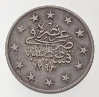 Oszmán Birodalom 1891. (1293/17) 1k Ag "II. Abdul-Hamid"  T:1-
Ottoman Empire 1891. (1293...