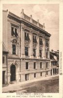 Brassó, Kronstadt, Brasov; Oest. Ung. Bank Filiale / Osztrák-Magyar Bank fiókja. H. Zeidner kiadása, Jos. Schuler & S. Fotogr. / Austro-Hungarian Bank