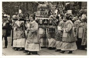 3 db RÉGI magyar vallási motívumlap; 1938-as XXXIV. Nemzetközi Eucharisztikus Kongresszus és Szent I...