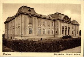 Keszthely- 4 db RÉGI városképes lap: Bocskai nagyétterem, Amazon szálló, Halászcsárda, Kultúrpalota