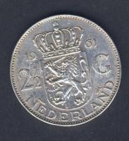 Hollandia 1961. 2 1/2G Ag T:2/3+ pici ph