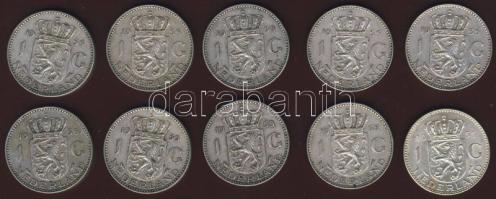 Hollandia 1955. 1G Ag (10x) T:2,2/3