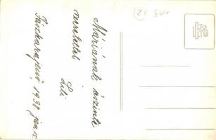 1938 Jászkarajenő, templom belső, oltár, photo (EK)