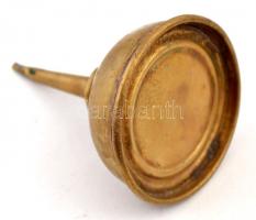 Régi réz Singer olajozó, 5x6,5 cm