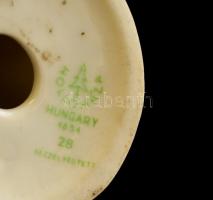 Hollóházi kis angyalka, kézzel festett, jelzett, hibátlan, m:8 cm