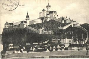 Trencsén, Trencín; A vár 200 évvel ezelőtt. Szold kiadása / the castle 200 years ago (Rb)